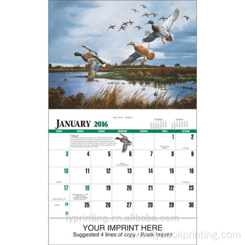 custom Desk wall calendar